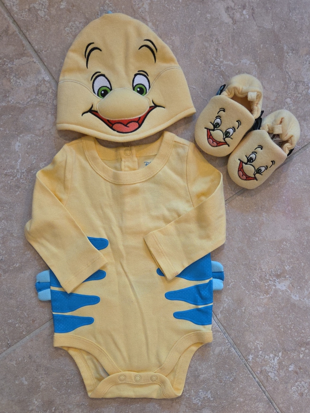 Disney Baby Flounder Costume 6-9M